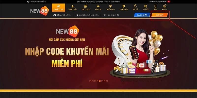 Làm thế nào để nhận code khuyến mãi New88?