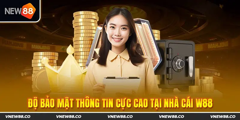 Độ bảo mật thông tin cực cao tại nhà cái W88